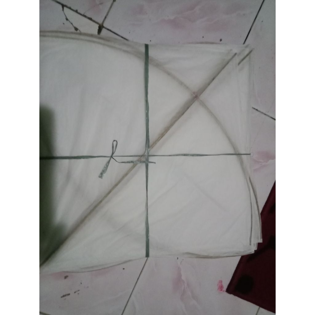paket usaha layangan 100 pcs putih polos