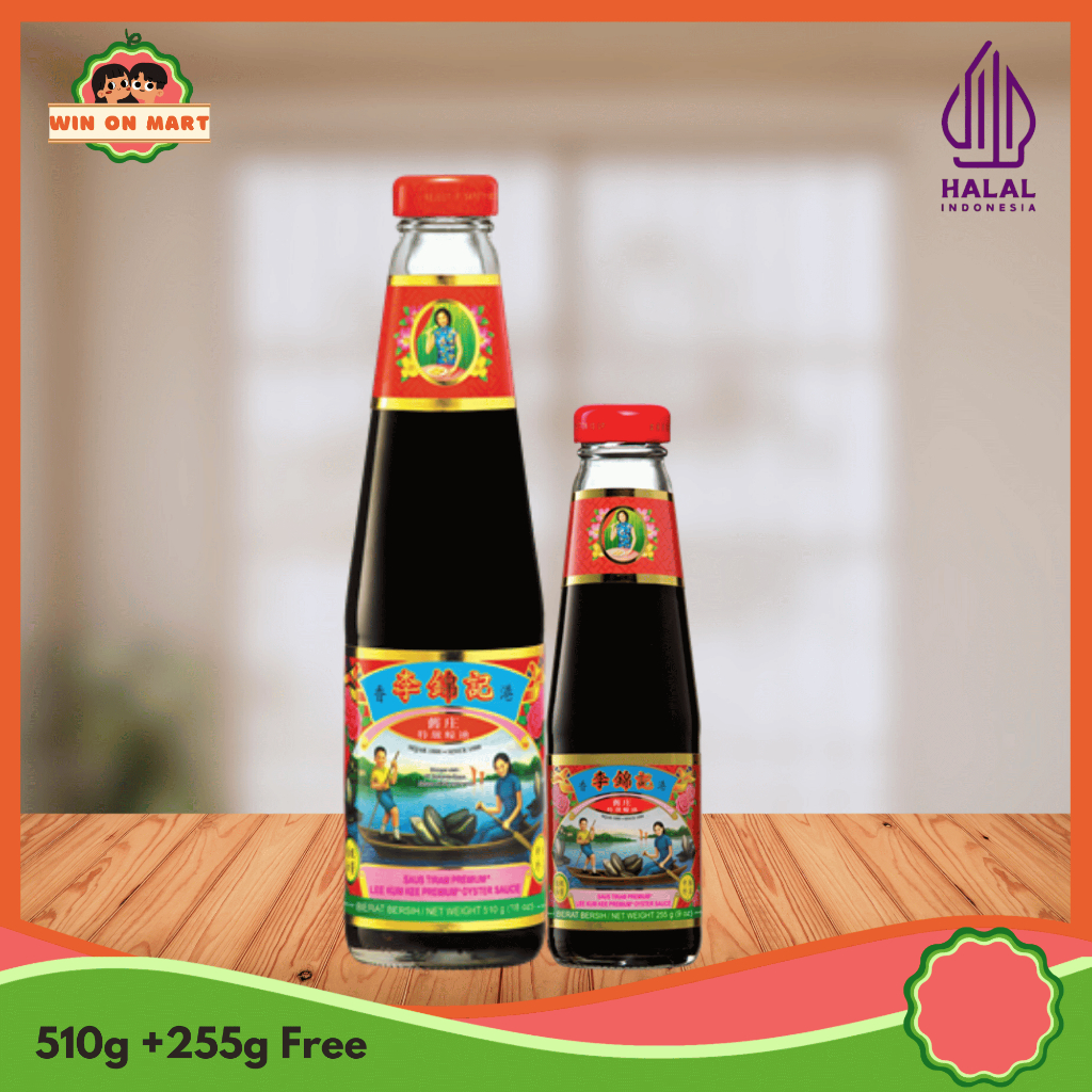 

Lee Kum Kee Dayung Saus Tiram Premium Paket Banded 510g + 255g ( Free )