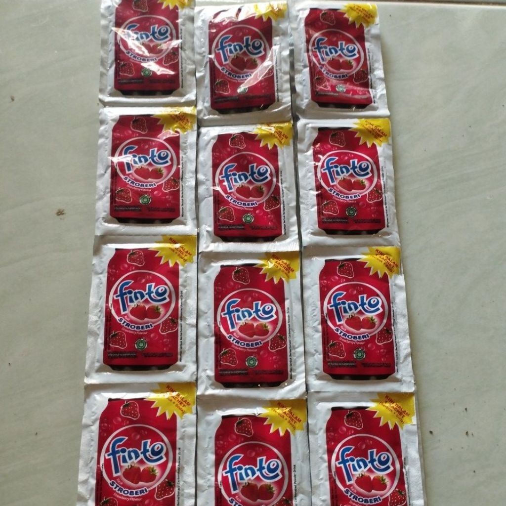 

Finto minuman bubuk menyegarkan aneka rasa - 1 renteng isi 10 sachet