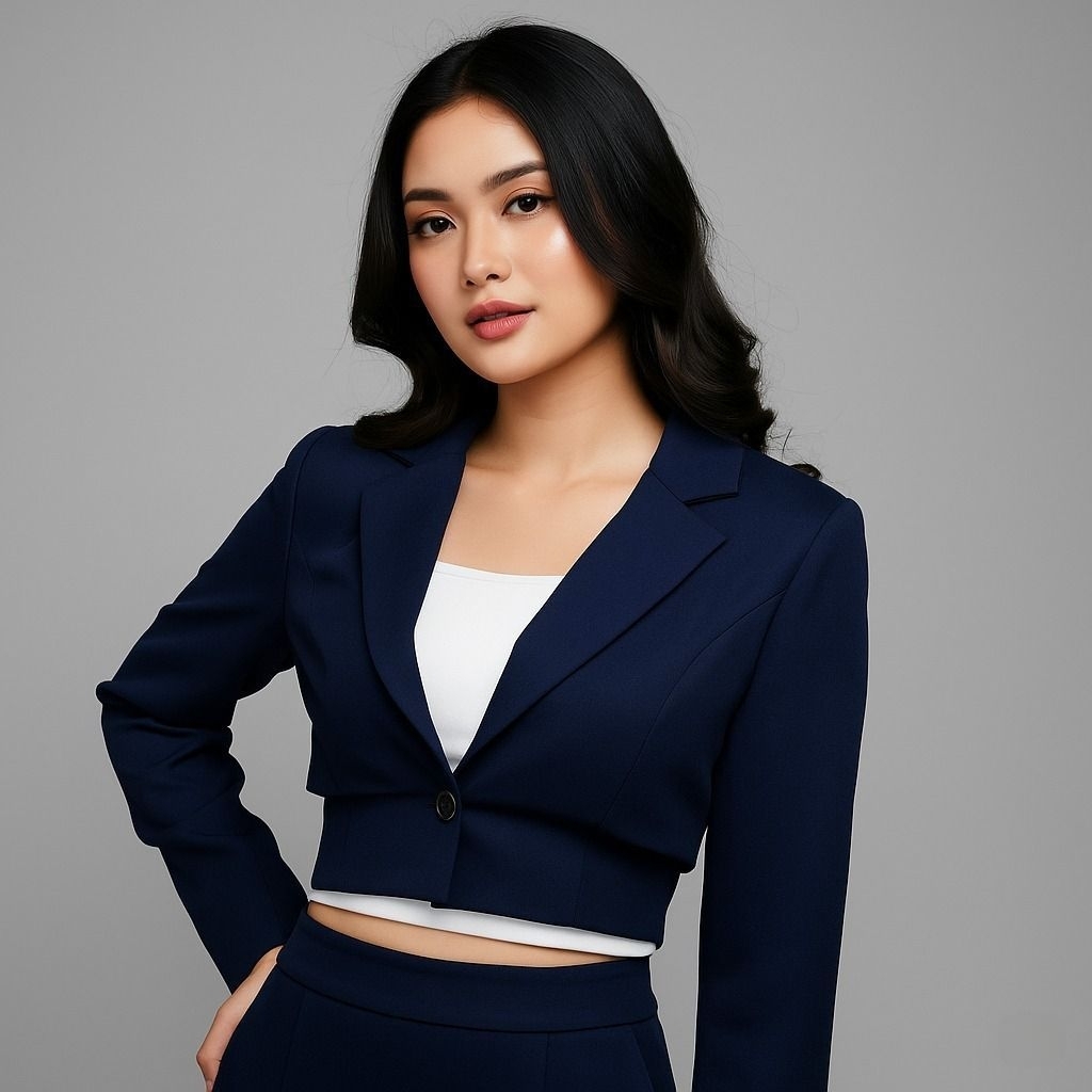 Blazer crop wanita/Jas blazer crop wanita/jas crop formal/blazer crop Korean style