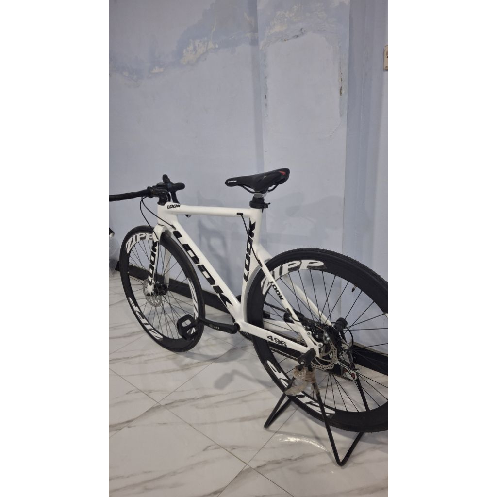 Road Bike look Putih Siap pakai