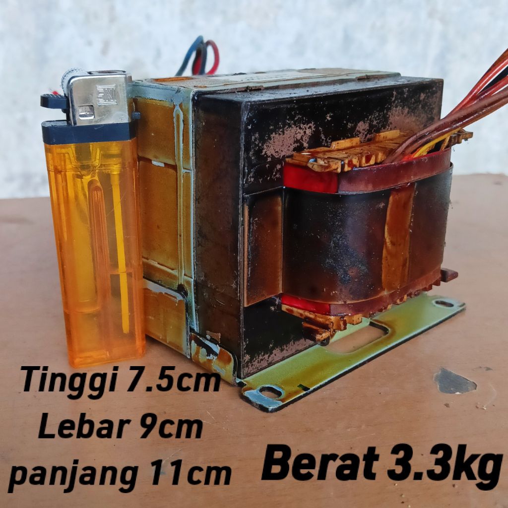 Trafo bando CT 22v 7A besar copotan Sharp bekas normal