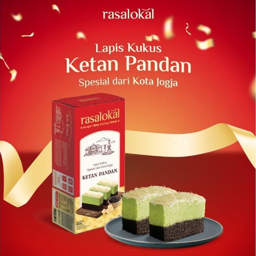

Lapis Kukus Ketan Pandan Rasa Lokal | Spesial dari Jogja | Bolu Ketan Pandan