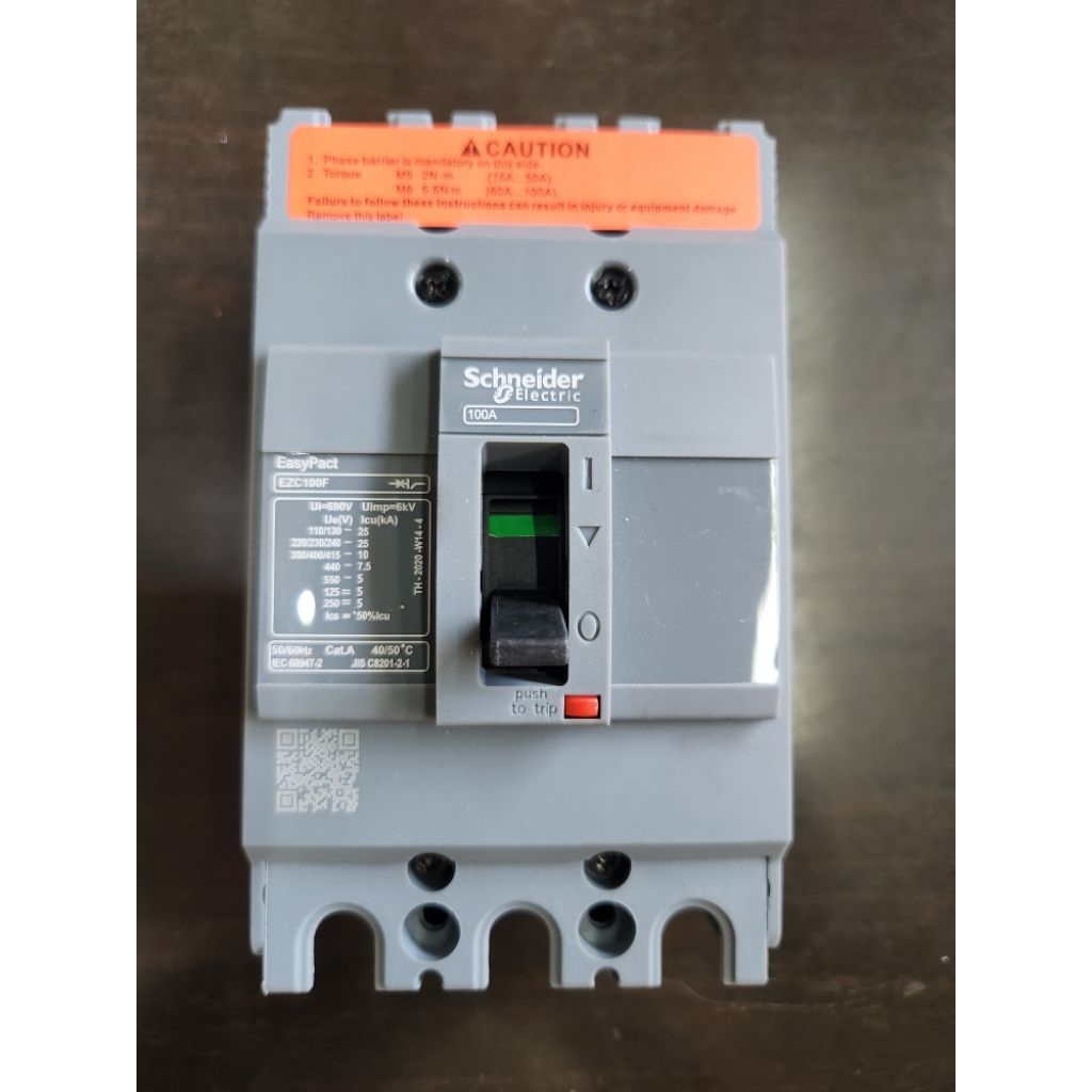 MCCB SCHNEIDER EZC100F3100 100A
