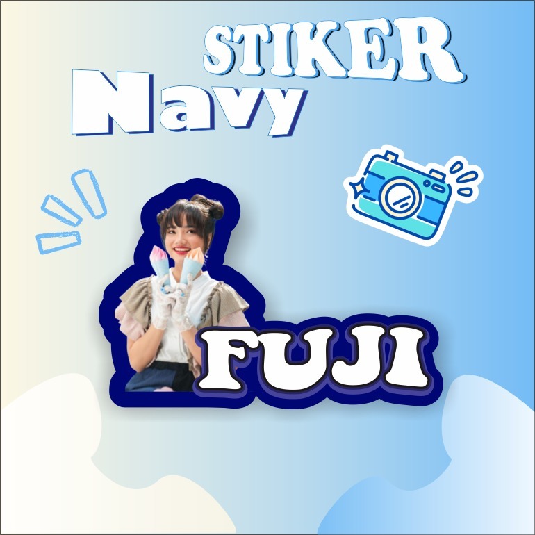 

STIKER CUSTOM FOTO dan Tulisan Nama - Cetak Photo Stiker Waterproof