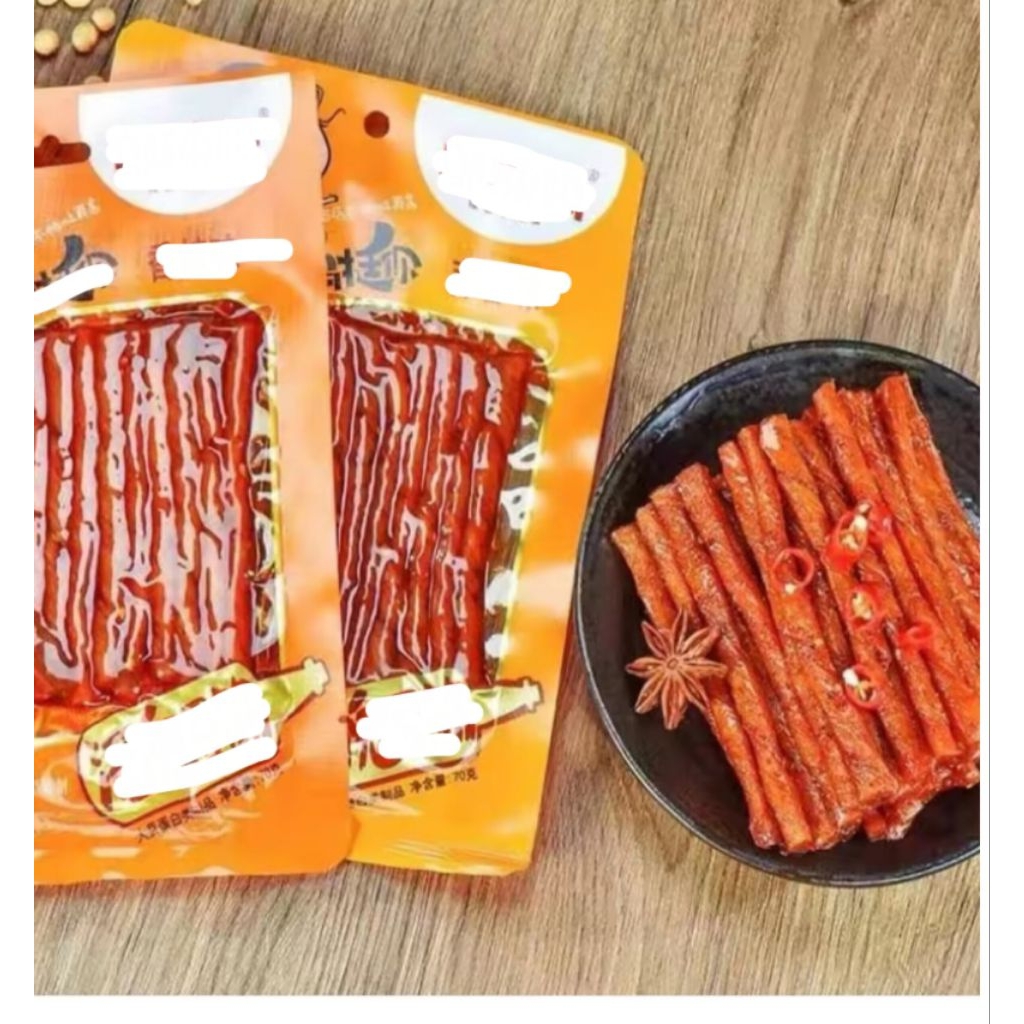 

[HALAL] Snack China Viral Tendon Garlic Kembang Tahu 70g