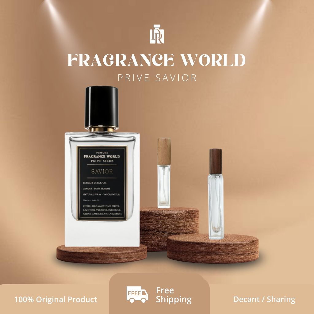 Decant Parfum Fragrance World Prive Savior for Men