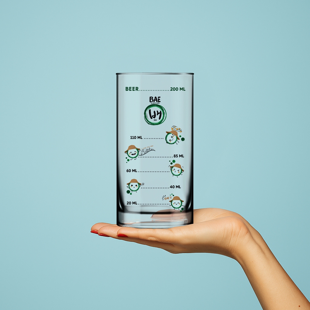 Gelas Korea Somaek Baesoju - Official Merchandise Orang Tua