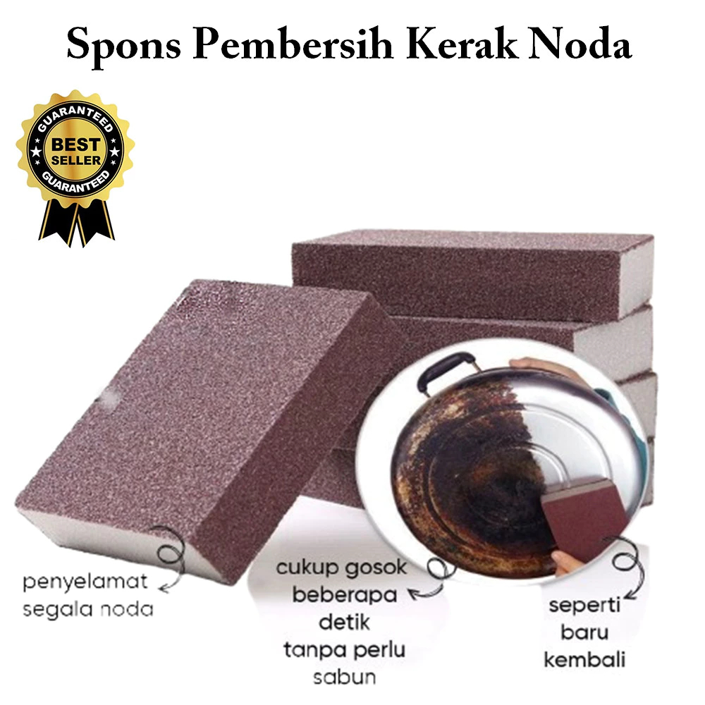 Emery SPons Pembersih Karatan Panci Piring Serbaguna Spons Kotak