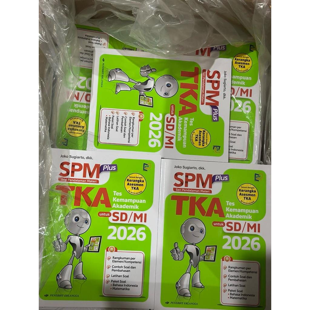 SPM PLUS TKA SD/MI 2026 (BUKU ORI ERLANGGA) (FREE KJ PDF)
