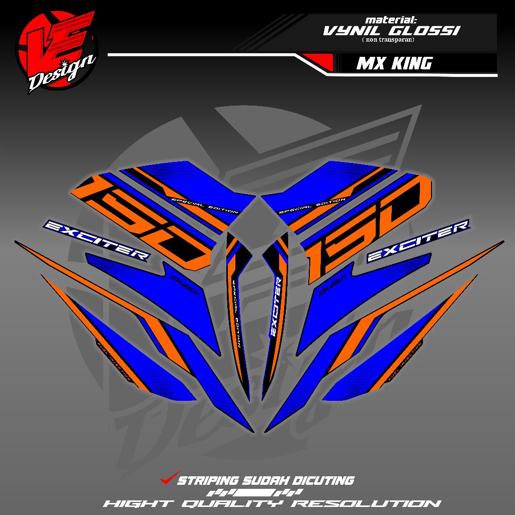 STRIPING MX KING motif exciter 150 / stripe exciter 150 / stripe y15zr