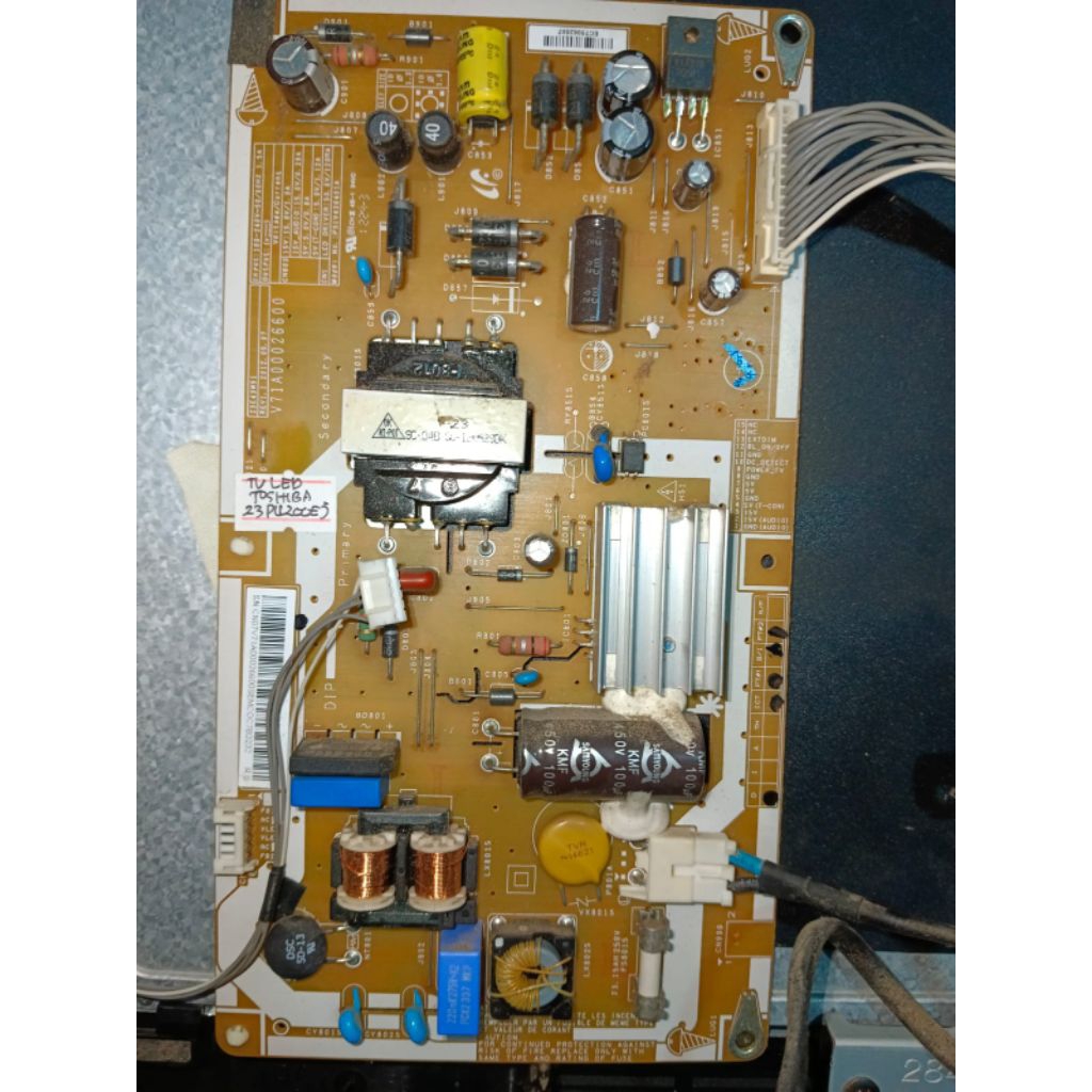 POWER SUPPLY TOSHIBA 23PU200EJ PB201EJ PSU REGULATOR TV TOSHIBA 23PU200EJ