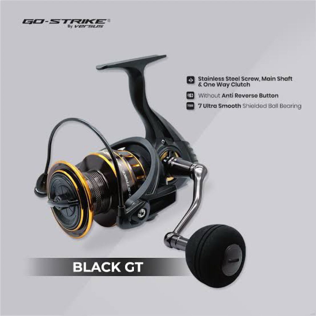 Reel GoStrike By Versus Black GT 8000