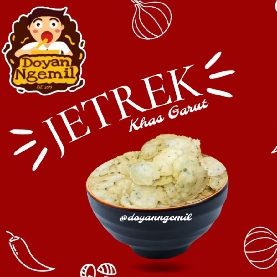 

[35gram] JETREK KHAS GARUT | KERIPIK JETREK | KERIPIK TEPUNG BERAS | CEMILAN