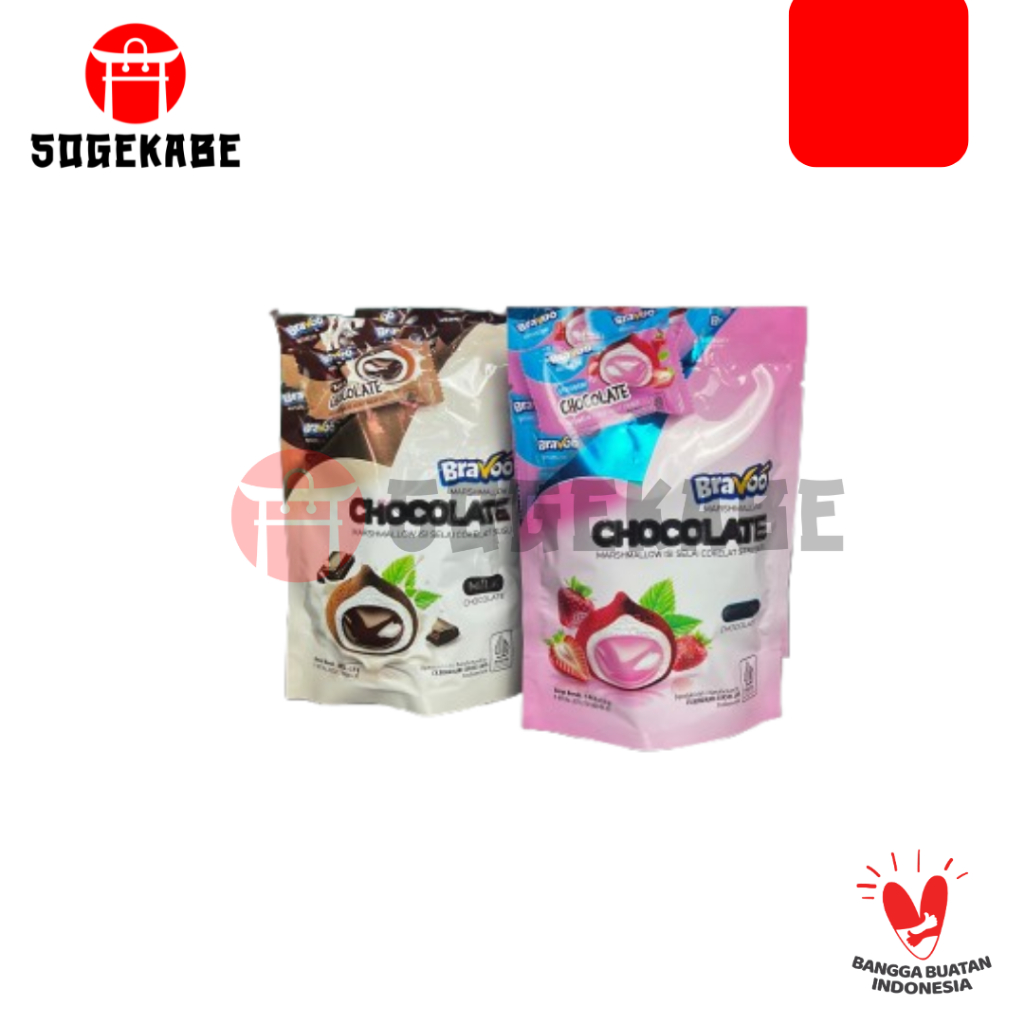

Candy Marshmallow Chocolate Isi Selai - (Harga 5 bag)