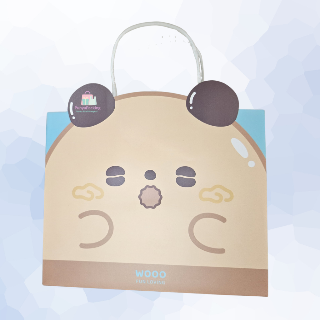 

Paper Bag/Kantong/Tas Elegan Premium Mewah Motif Hewan Untuk Hadiah/Ulang Tahun/GoodieBag Acarak