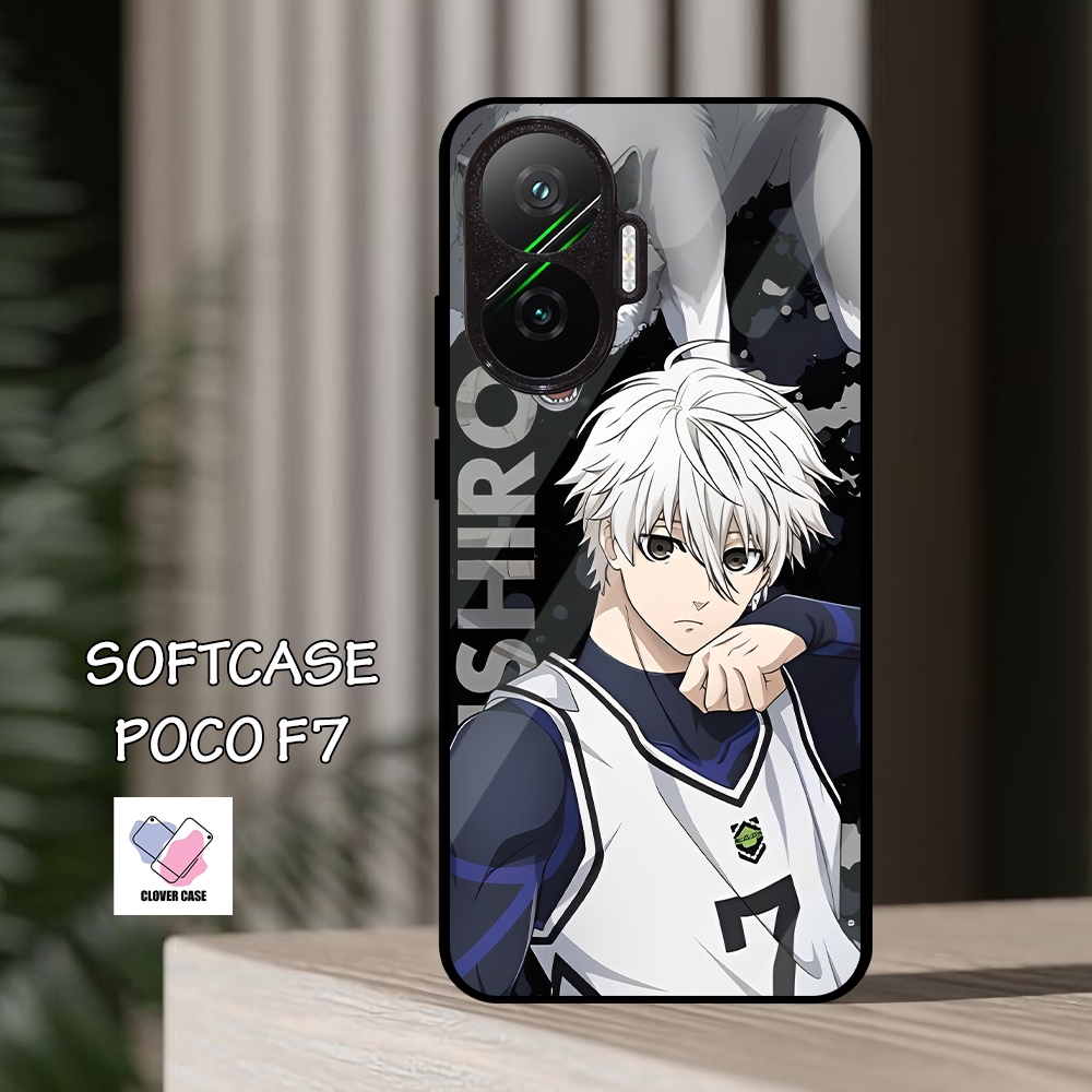 [AR96]  Case Glossy Case | POCO F7 | CASE KEKINIAN LUCU |  Casing Hp Kilau Motif NAGI SEISHIRO