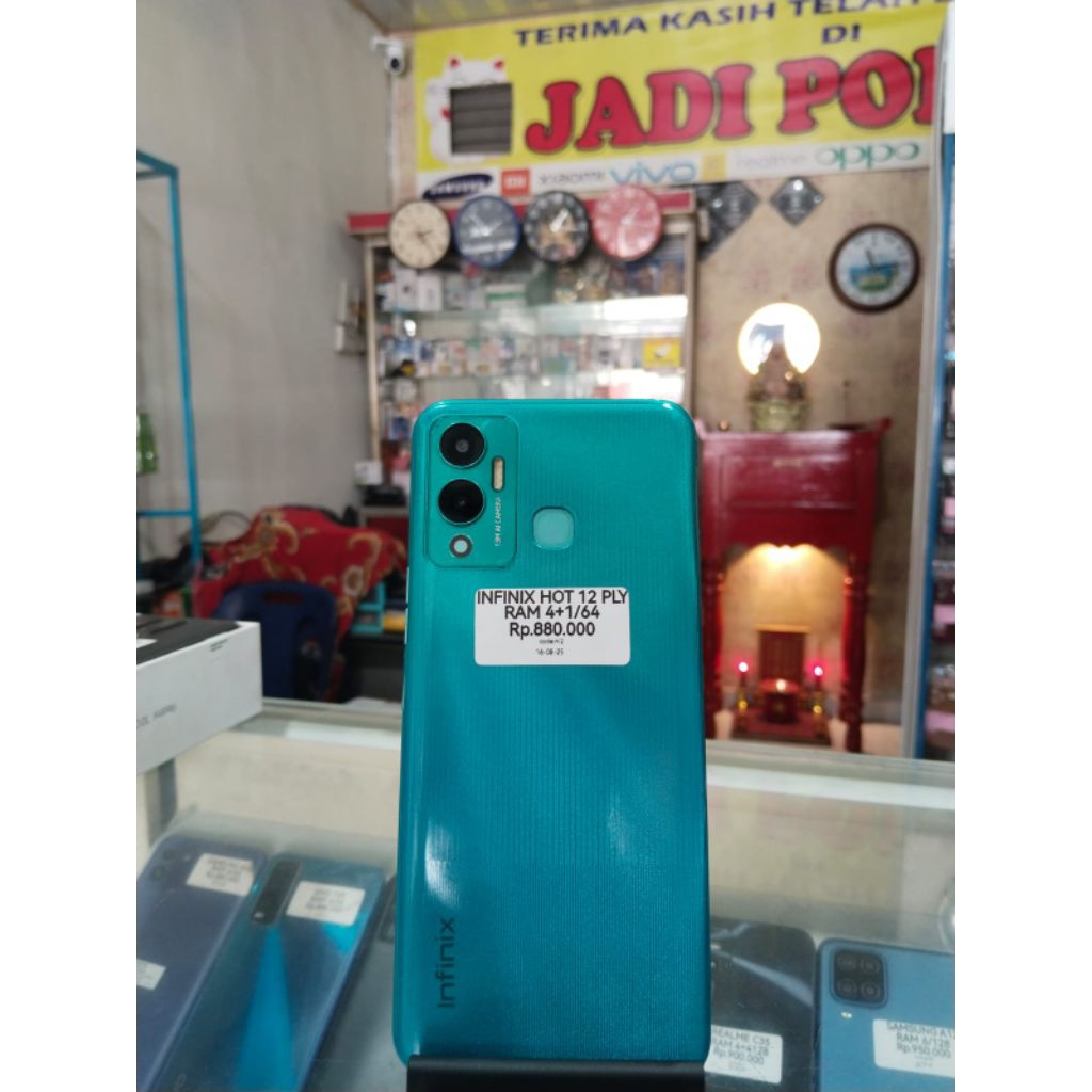 HP SECOND MURAH BERGARANSI INFINIX HOT 12 PLAY RAM 4+1/64 ONLY
