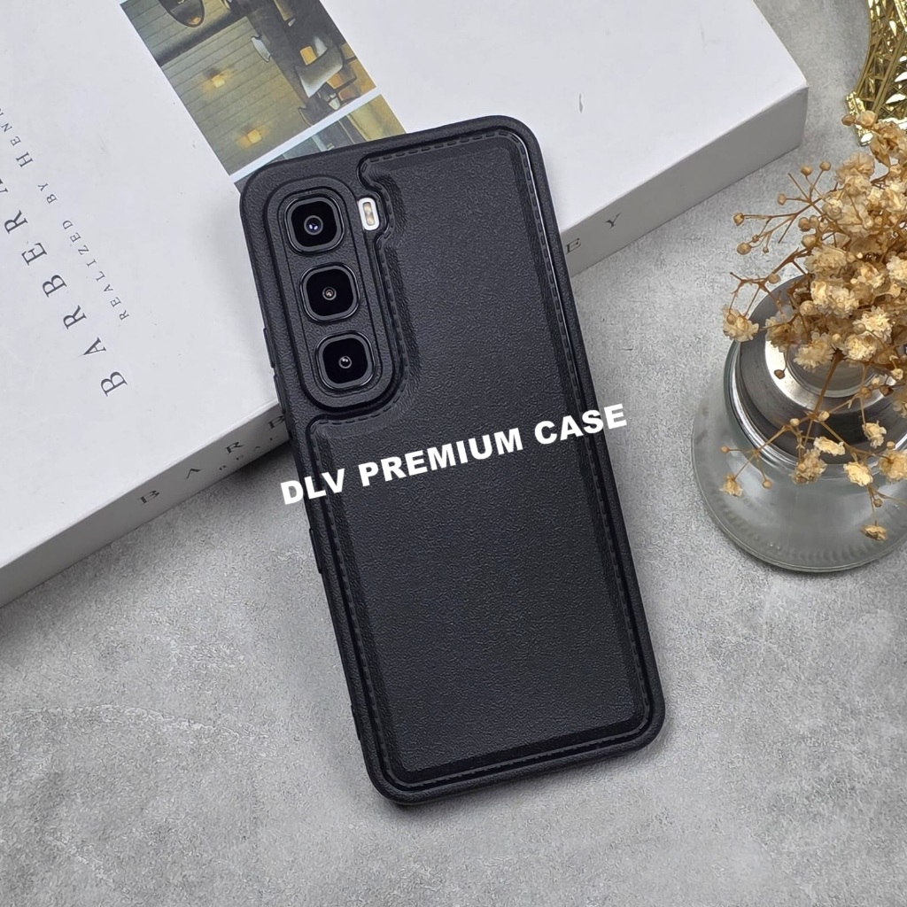 INFINIX HOT 60I INFINIX HOT 60 CASE LEATHER PRO CASE BLACK INFINIX HOT 60I INFINIX HOT 60