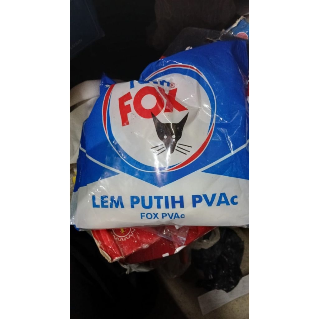 

Lem fox putih bungkus biru/lem kayu