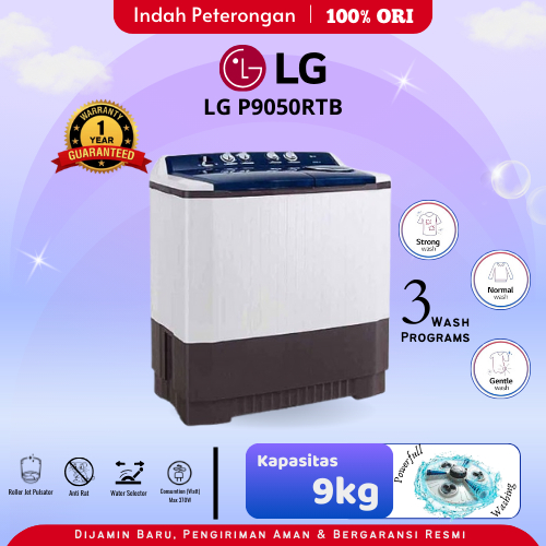 MESIN CUCI 2 Tabung LG P-9050R