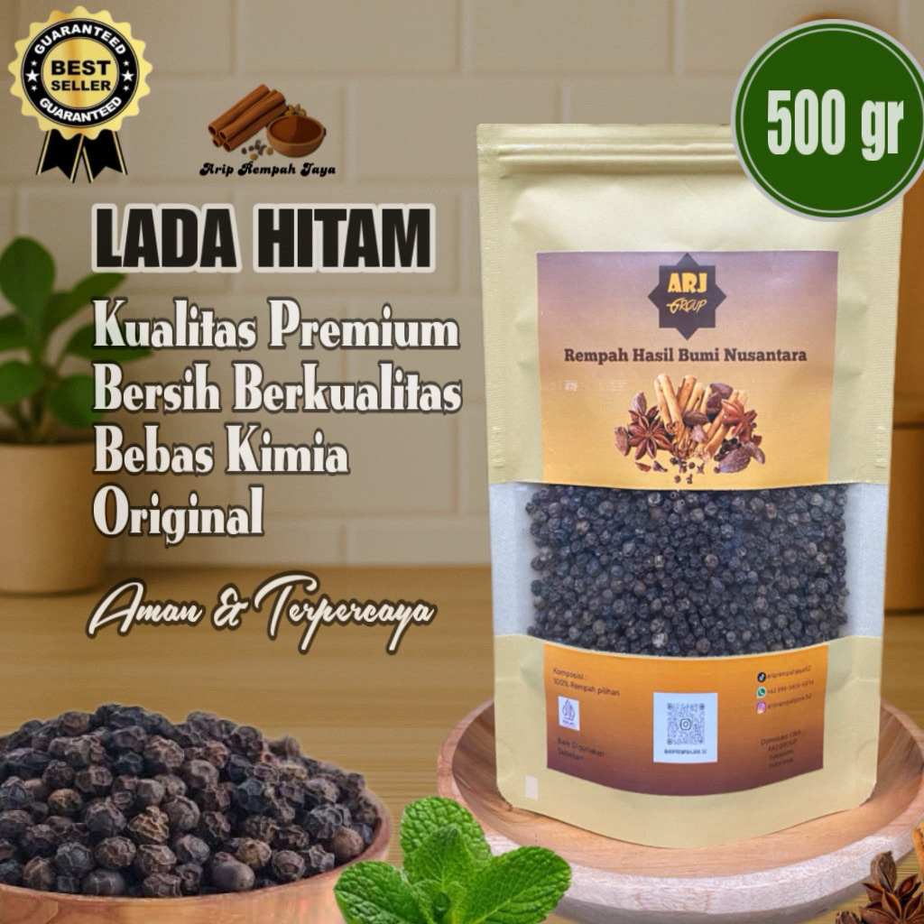 

Lada Hitam Biji 500 gram || Lada Hitam Butir Original