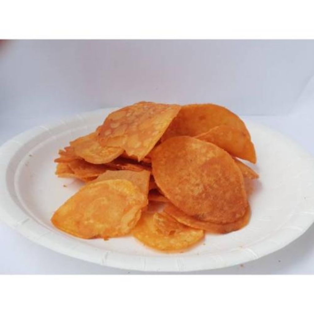 

KERIPIK TALAS SUPER PEDAS DAUN JERUK UKURAN PLASTIK 17X30 (130 g - 150 g )