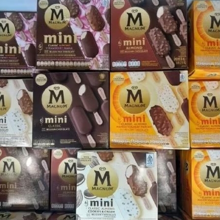 

Wall's Magnum Mini ice cream es krim ( isi 6 / varian ) GOJEK AJA
