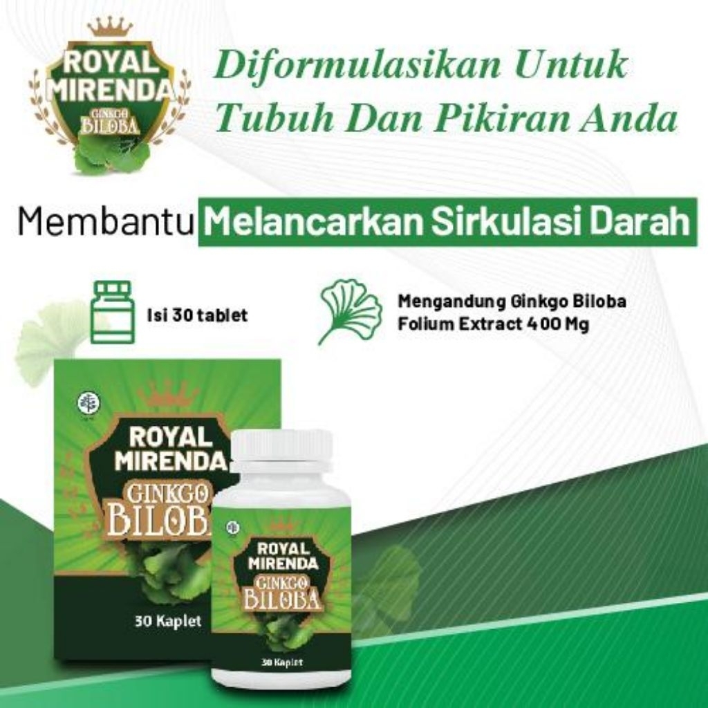 GINKGO BILOBA isi 30 kapsul