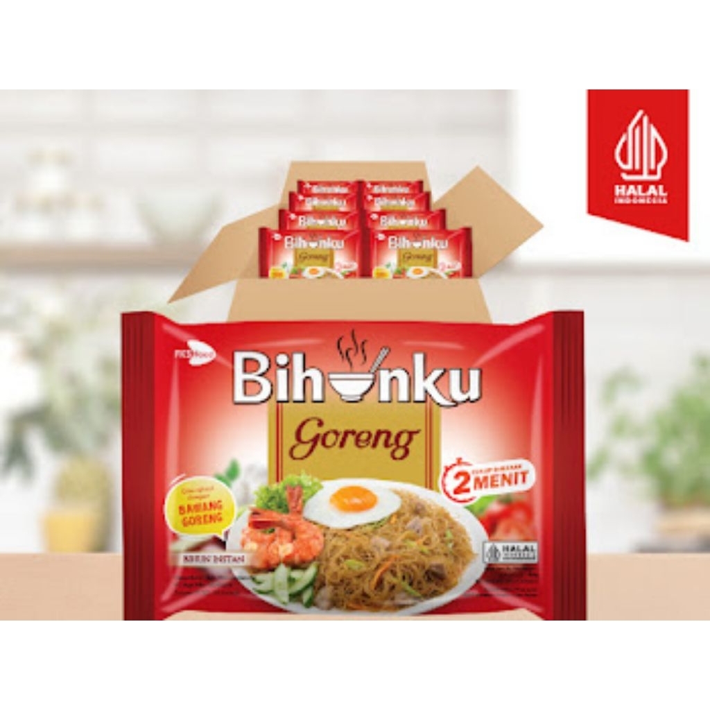 

Bihunku Instant - Goreng - 1 karton - 40 Pcs - 60gr