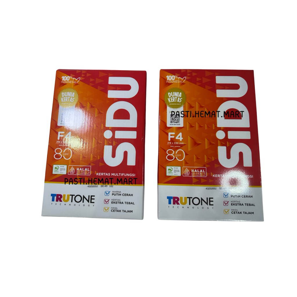 

Kertas Hvs F4 Sinar Dunia 80 Gsm | 500 Lbr / Rim