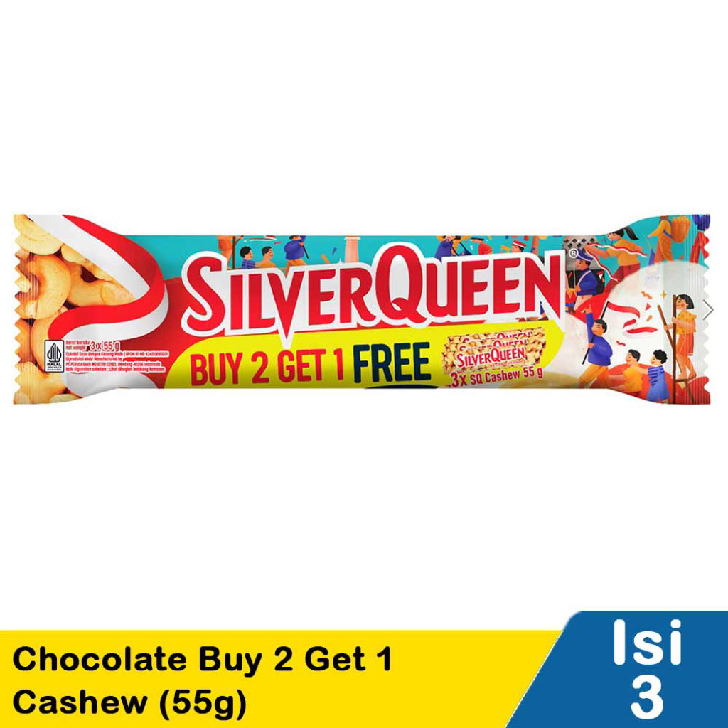 

Silver Queen Chocolate cashew Buy 2 Get 1 3x58g