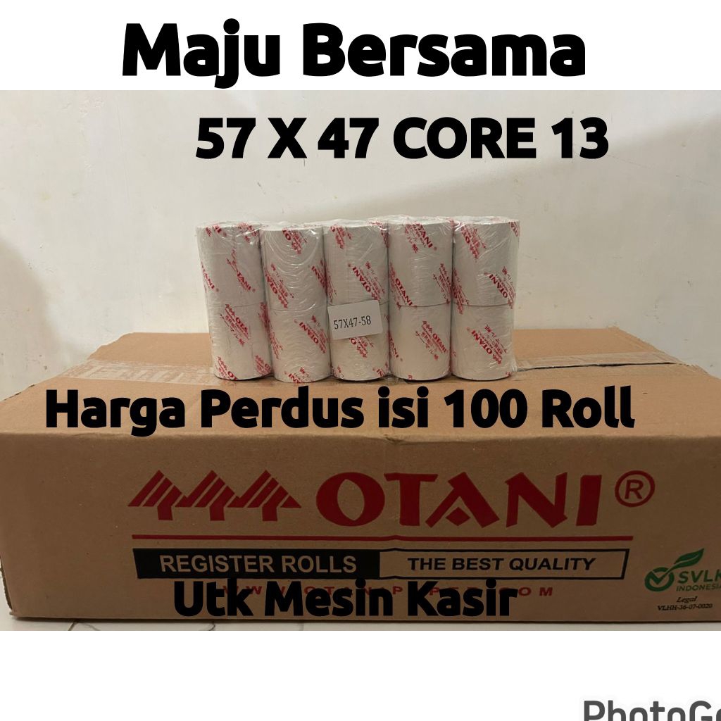 

Kertas Thermal 57x47 Perdus Merk Otani