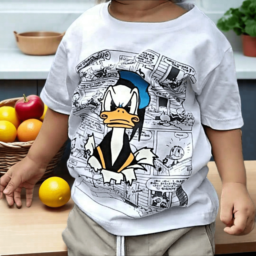 Baju Kaos Anak Bayi Unisex Disney Donald Duck 3bln-3thn - BDS02