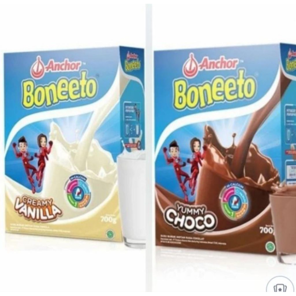 

Boneeto Susu Bubuk Anak Sekolah Yummy Choco /Vanila 685gr - Nutrisi Pertumbuhan Anak untuk Daya Pikir dan Tubuh Aktif
