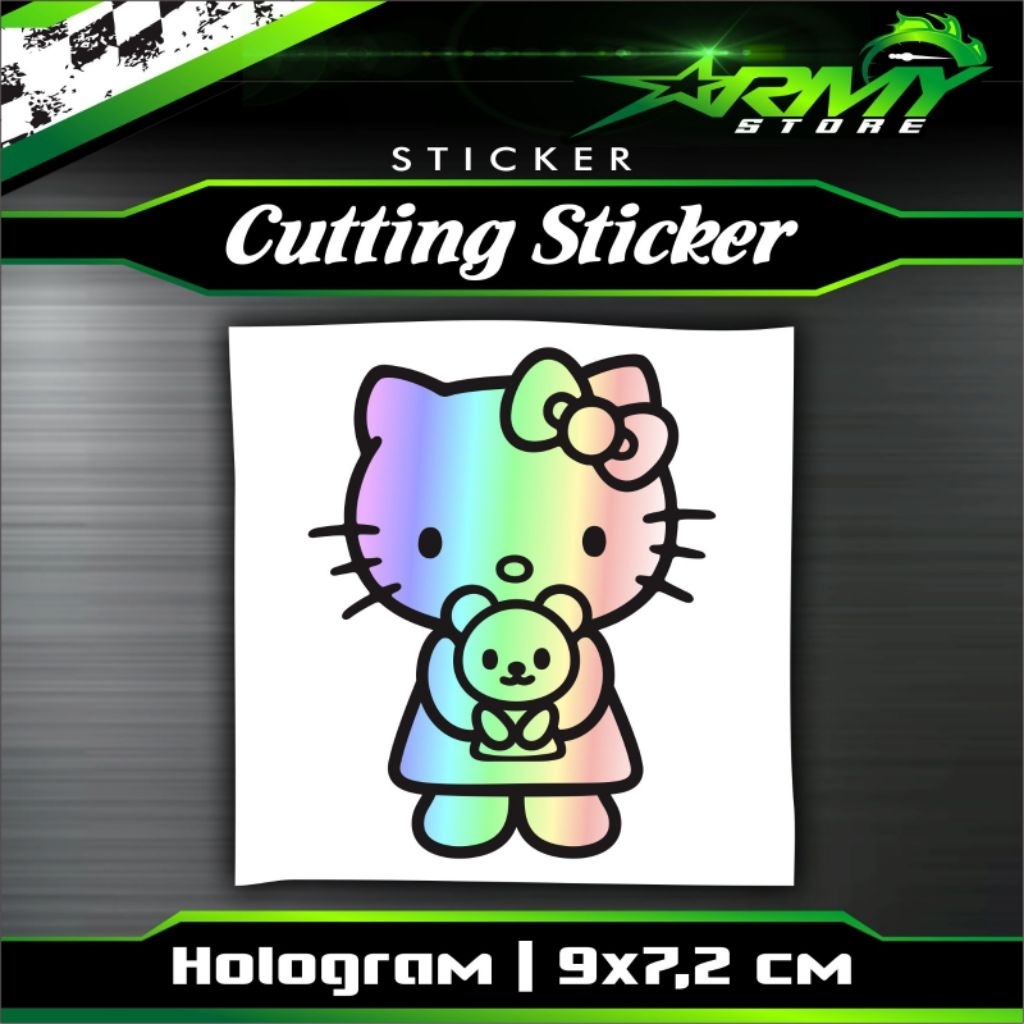 

Stiker hello kitty Keren/Lucu Hologram