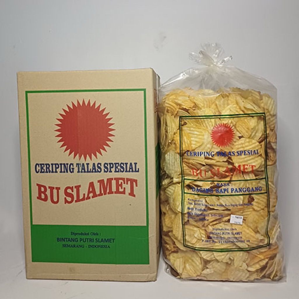

Keripik Talas Sapi Panggang BU SLAMET | Cemilan Tradisional