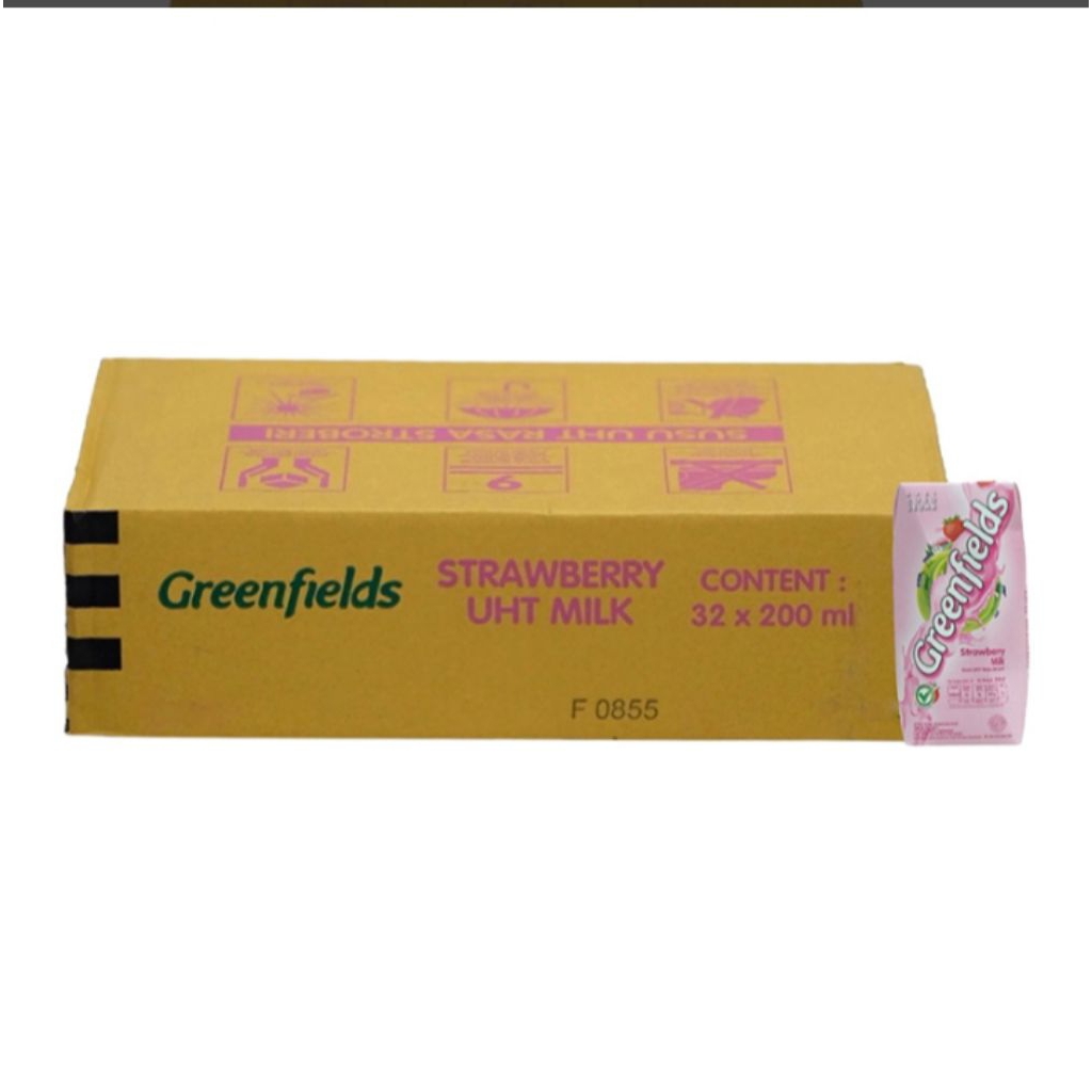 

Greenfields Susu UHT Strawberry 200ml x 32 pcs - Karton