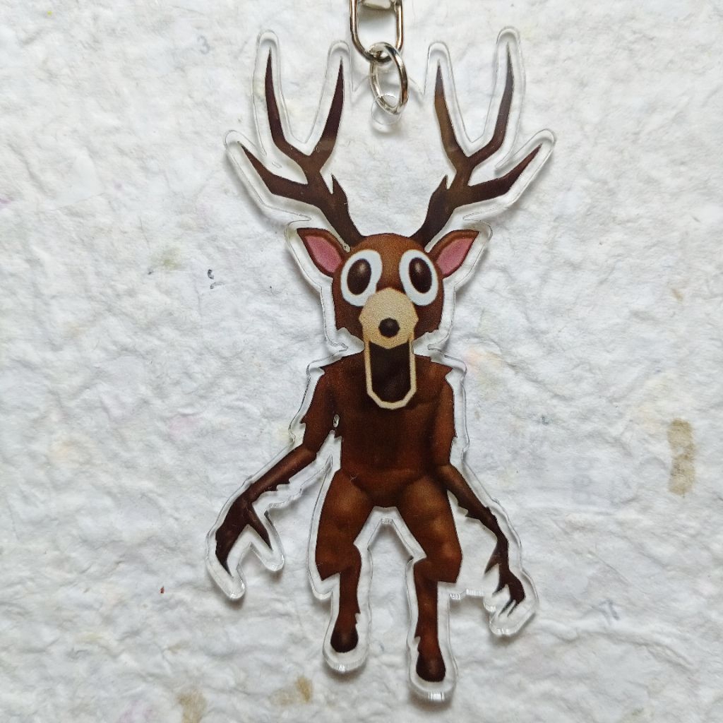 ganci THE DEER 99 Nights in the Forest keychain gantungan kunci 99 nights in the forest