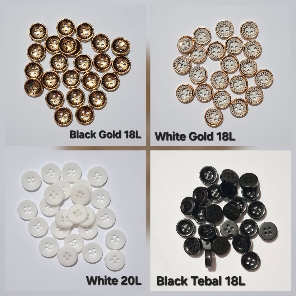 Kancing Baju / Kancing Kemeja Motif