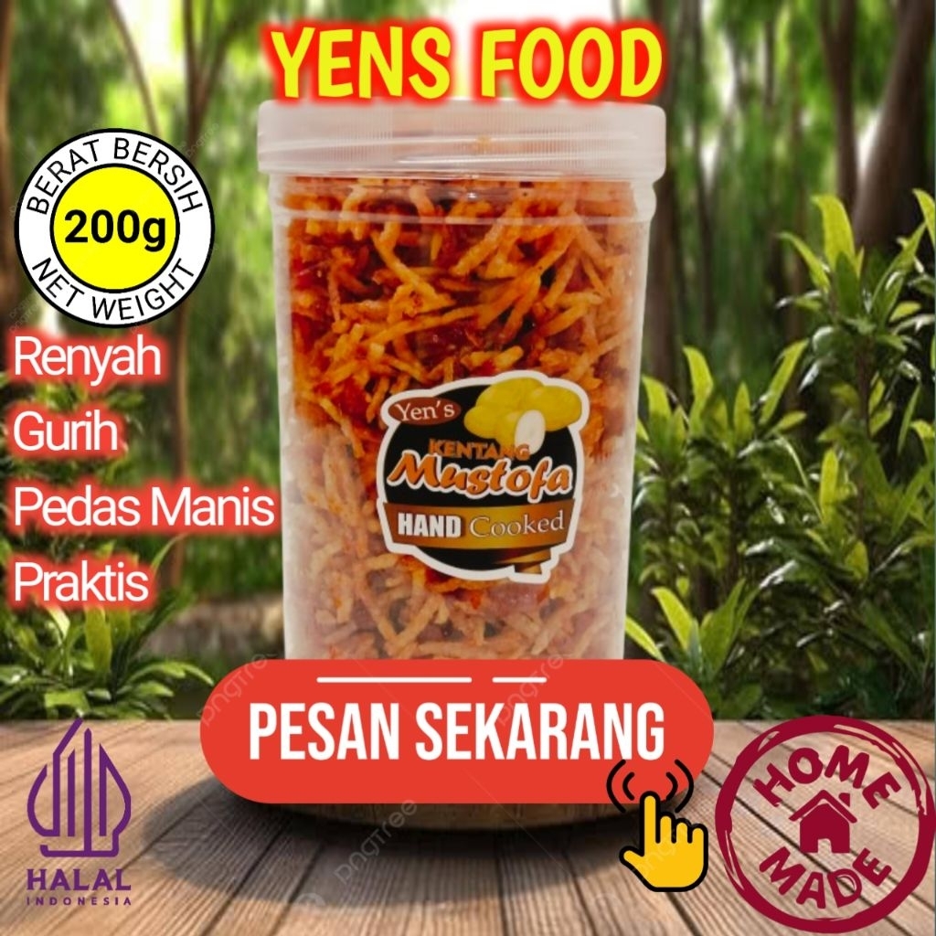

Kentang Mustofa - Mustofa | Pedas Manis 200 gram