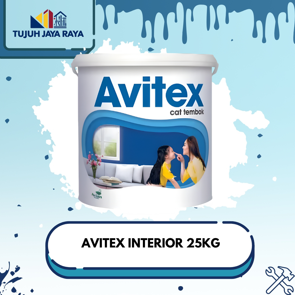 Avitex Cat Tembok 25kg Warna Lengkap 100% Original