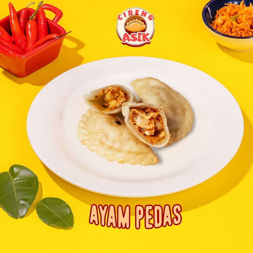 

Cireng Isi Ayam Suwir Pedas Mercon Isi 10