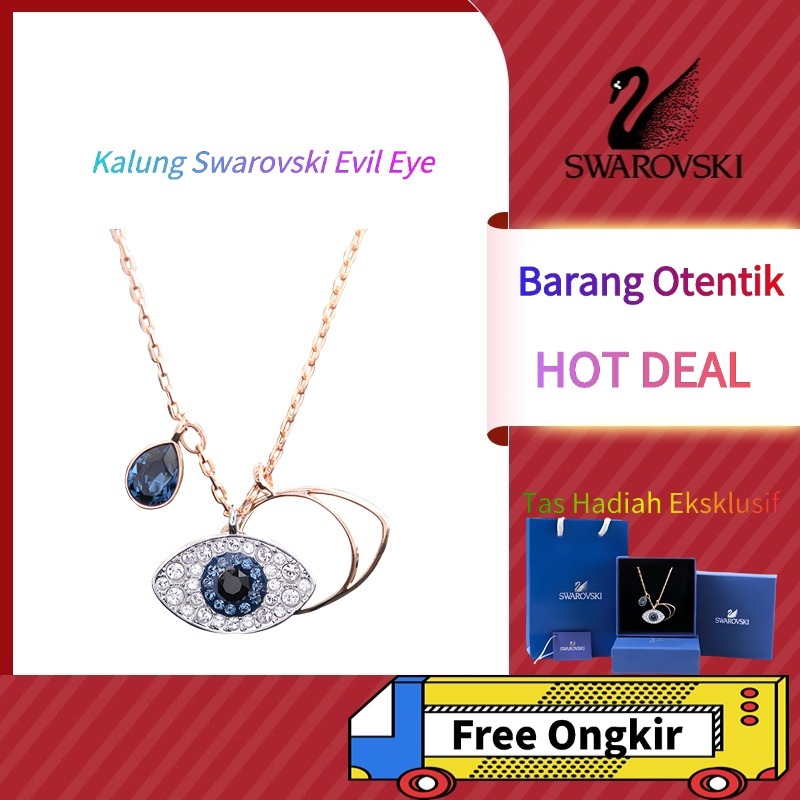 【Original】Kalung SWAROVSKI Evil Eye - Liontin - Rantai leher - Pembelian resmi produk luar negeri