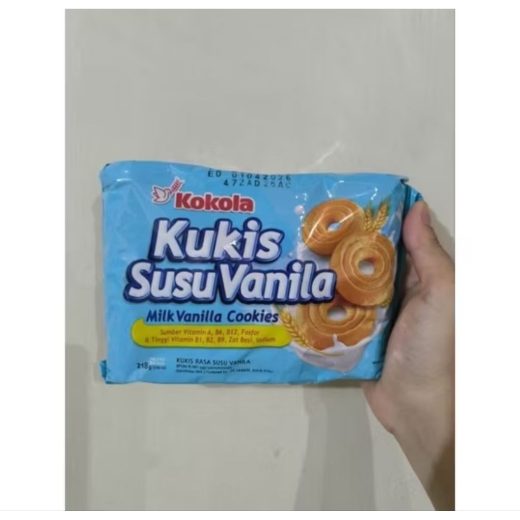 

Kokola kukis susu vanilla mochacino butter coconut 218 gram dus