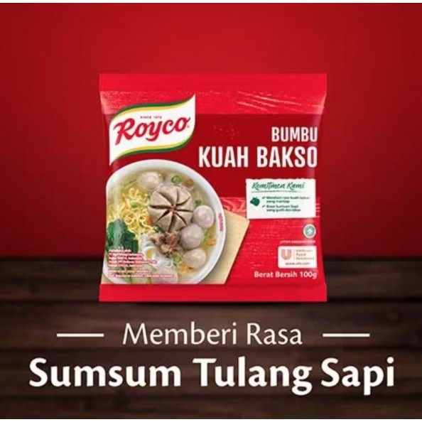 

ROYCO Bumbu Kuah Bakso / Royco Bumbu Kuah Bakso 100 Gr