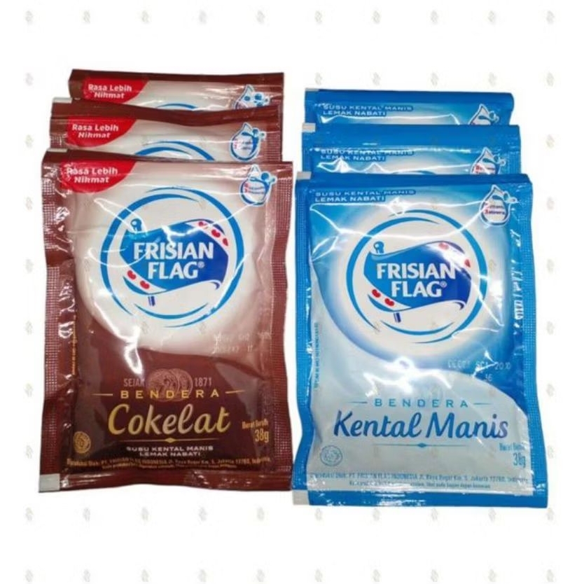 

Susu Frisian Flag Renceng isi 6 @40g Susu Kental Manis Satuan