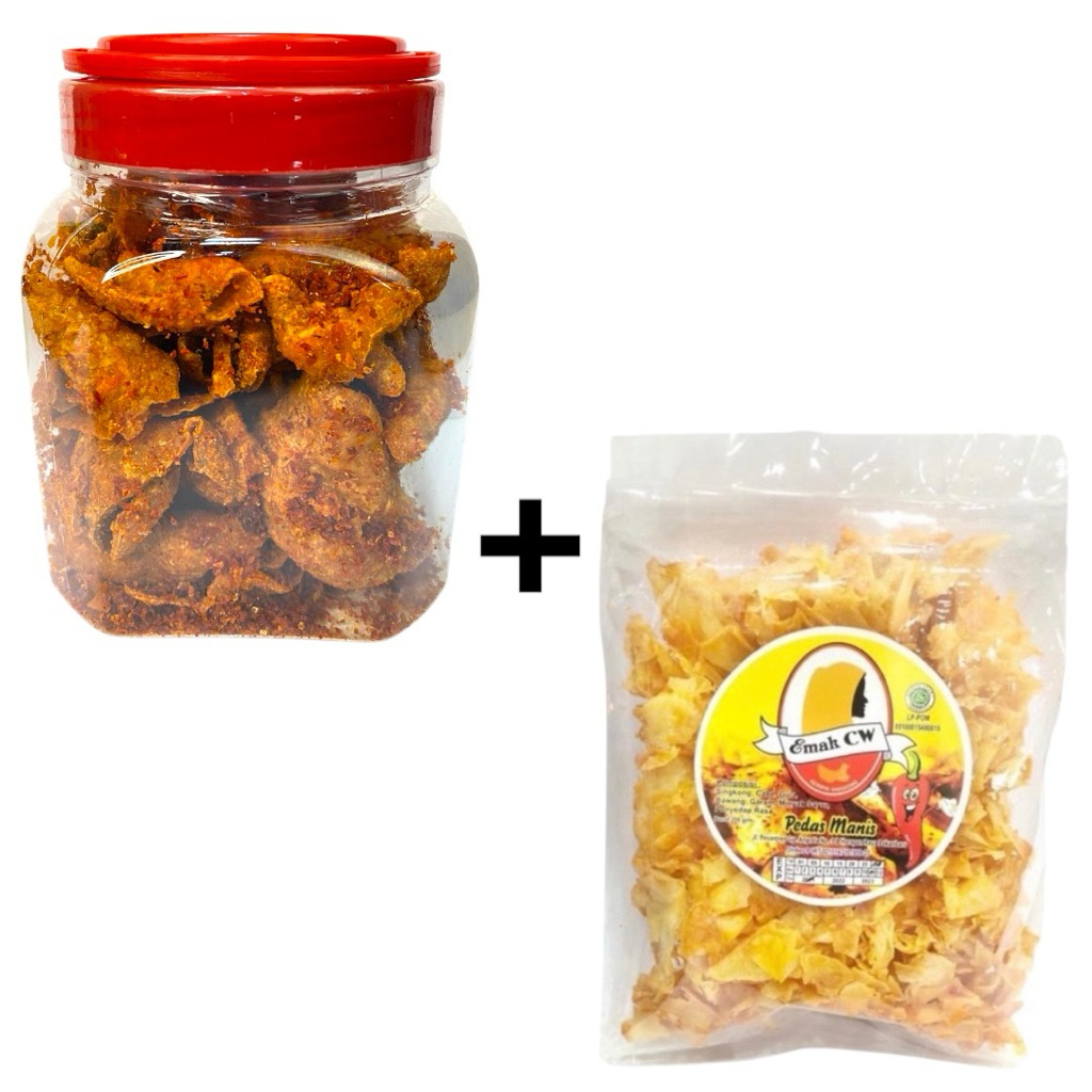 

Emak cw - 2Pcs Nage Merdeka 2 ( Kulit Ayam Pedas Toples, Pedas Manis )