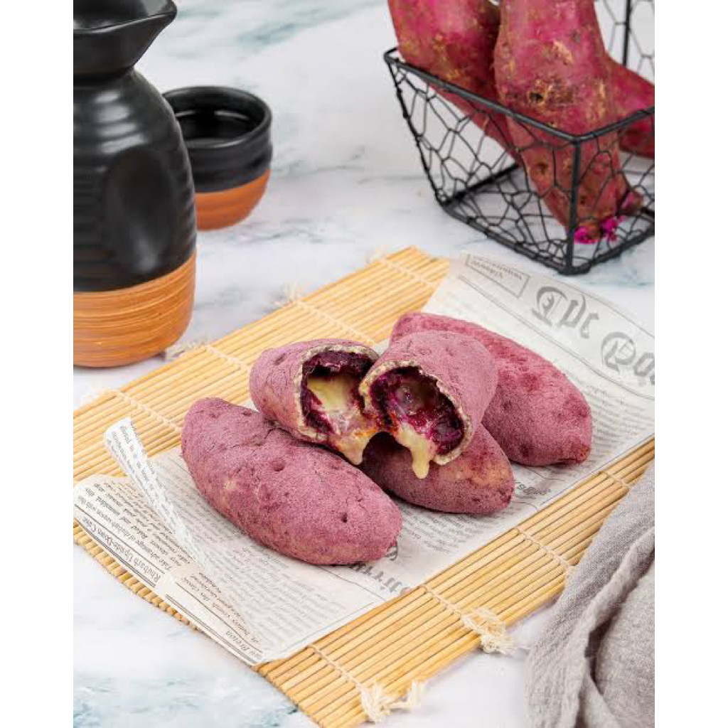 

goguma ppang roti ubi mozarella