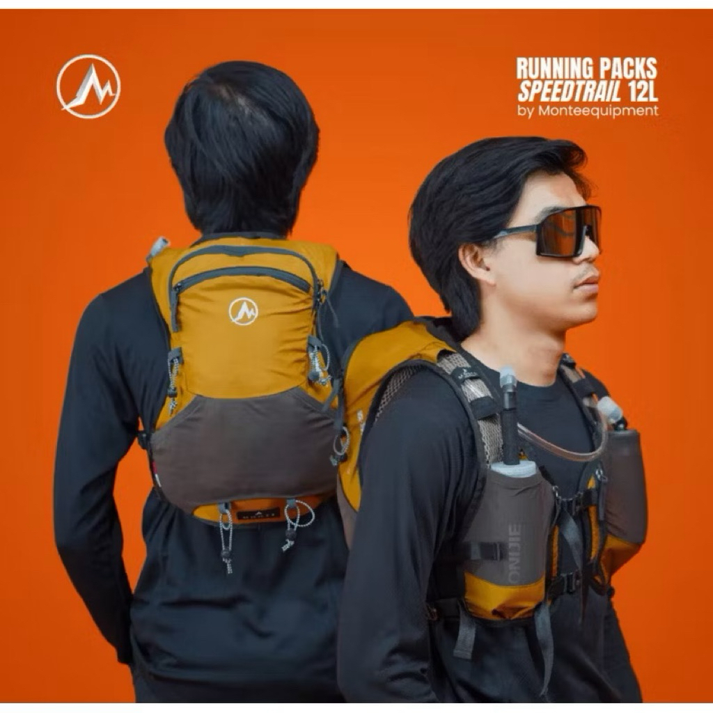 MONTE EQUIPMENT SPEED TRAIL 12L - vest trail running packs MONTE - Hydropack Monte 12L